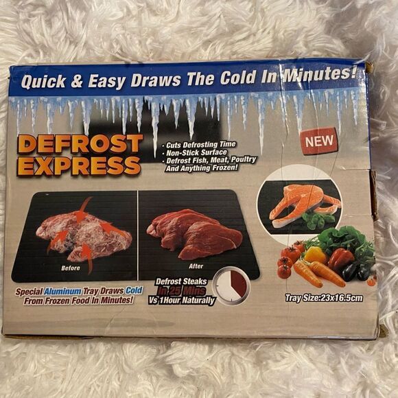 *NIB* Defrost Express Quick Thawing Tray - Picture 1 of 2